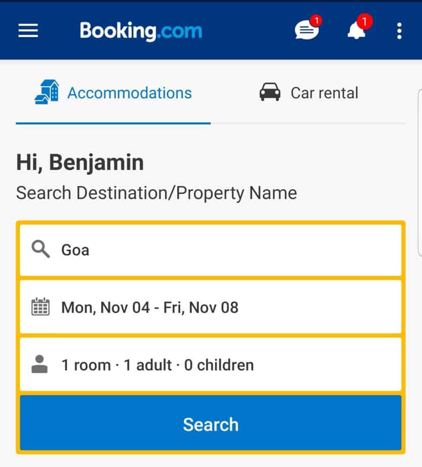 app to book hotels in india