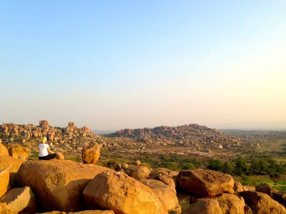 81-hampi-yoga-meditation-389700 woman yogi beautiful view sunrise karnataka