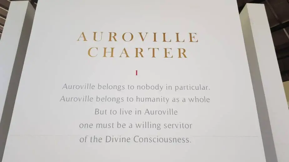 Auroville Charter India Travel Tips