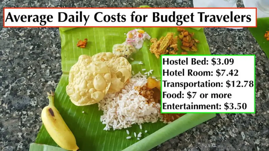 cost of travelling around india