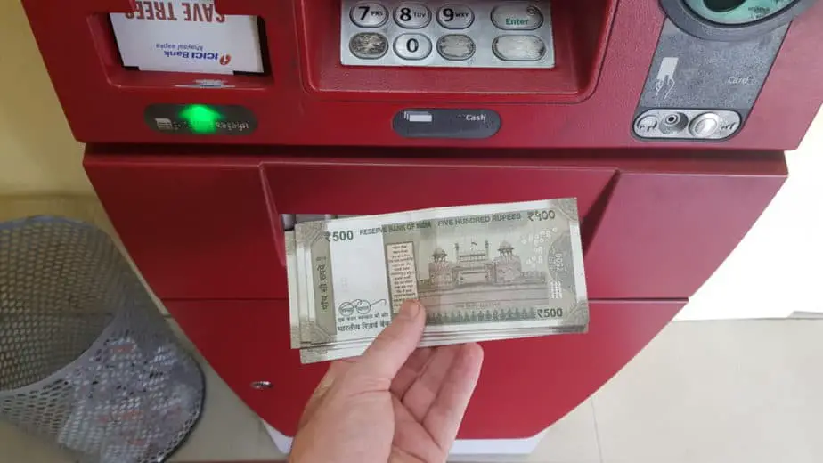Using ATMs in India