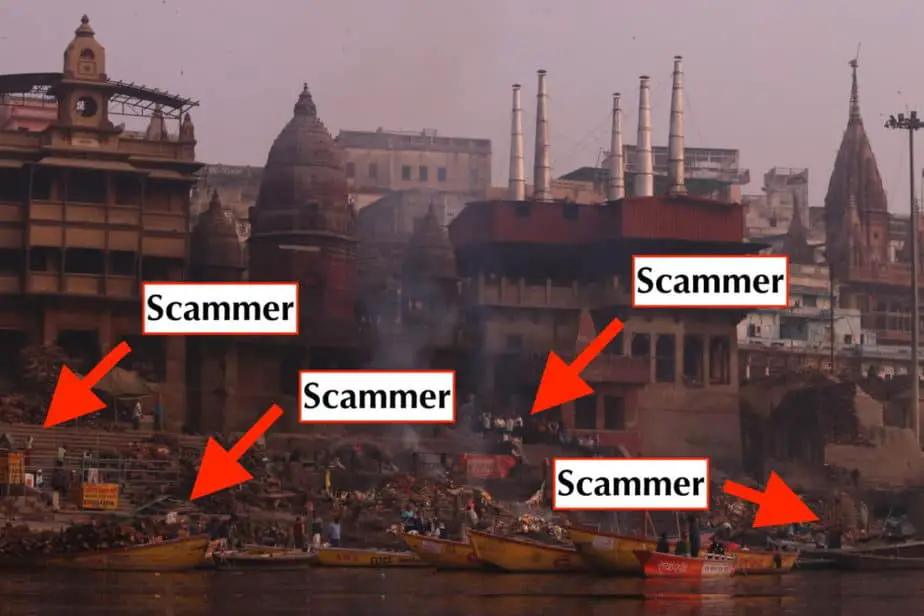 scams in varanasi