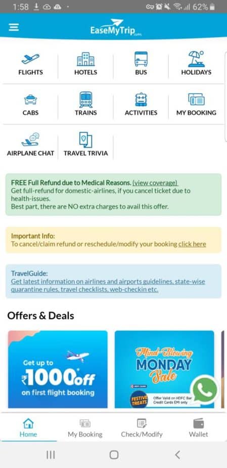 travel apps for india