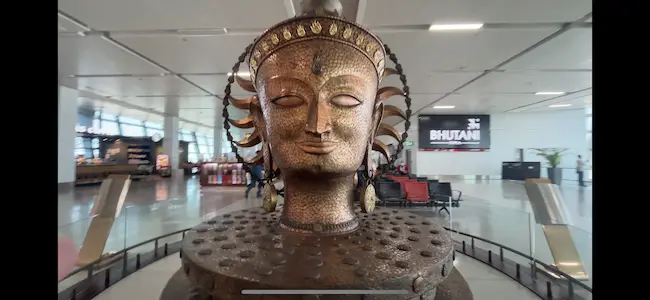 CND-Airport Delhi Statue