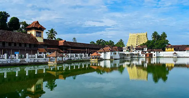 The Padmanabhaswamy temple is a Hindu temple located in Thiruvananthapuram, the state capital of Kerala, India.