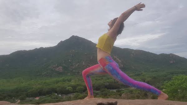 tiruvannamalai michelle yoga arunachala